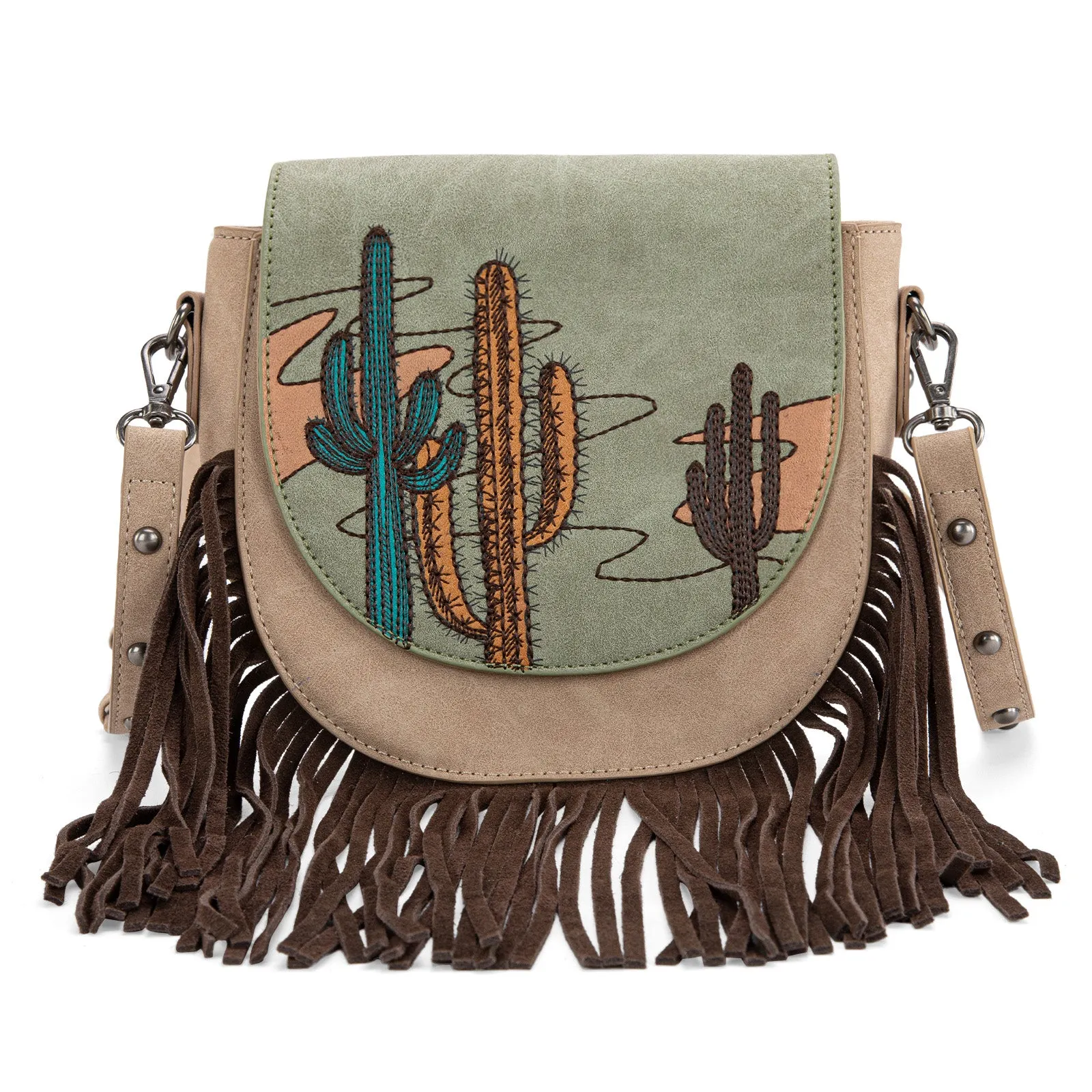 MW1309-8360  Montana West Embroidered Collection Crossbody Bag