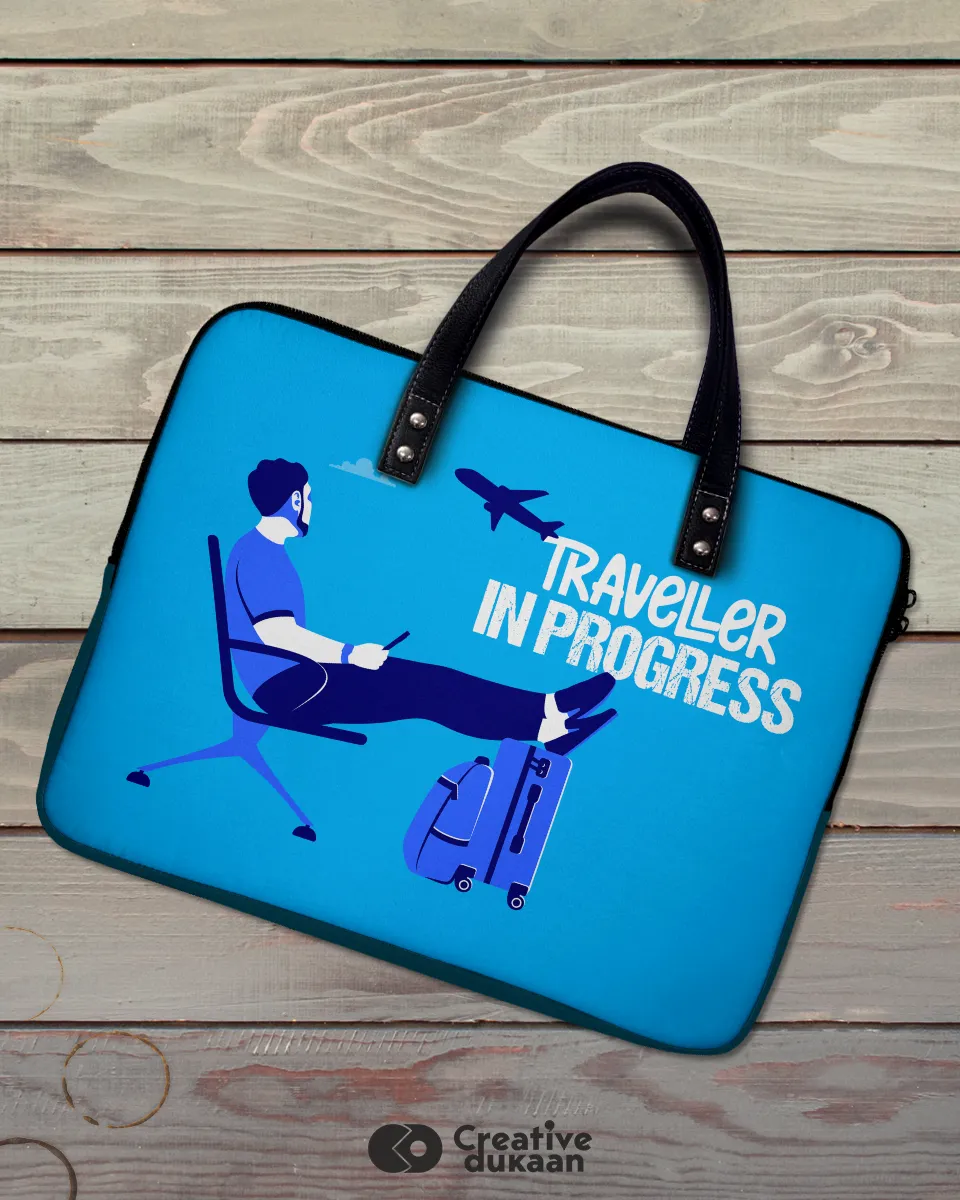 Nomad's Notebook: Traveler in Progress Edition Laptop Sleeves