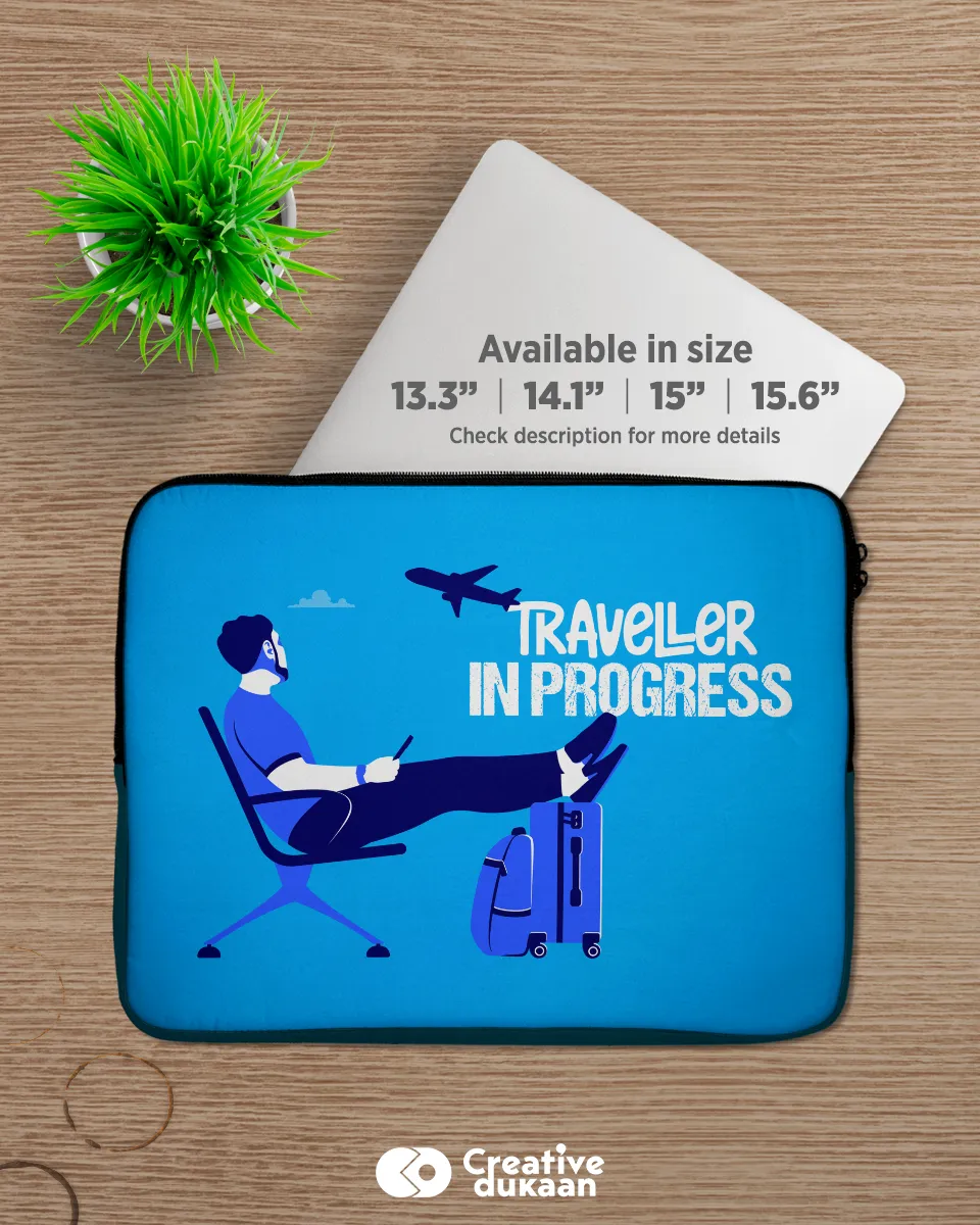 Nomad's Notebook: Traveler in Progress Edition Laptop Sleeves