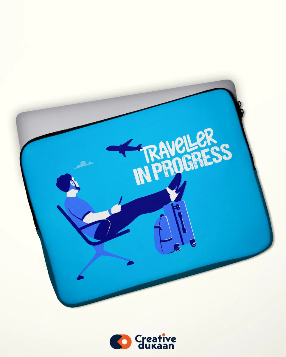 Nomad's Notebook: Traveler in Progress Edition Laptop Sleeves