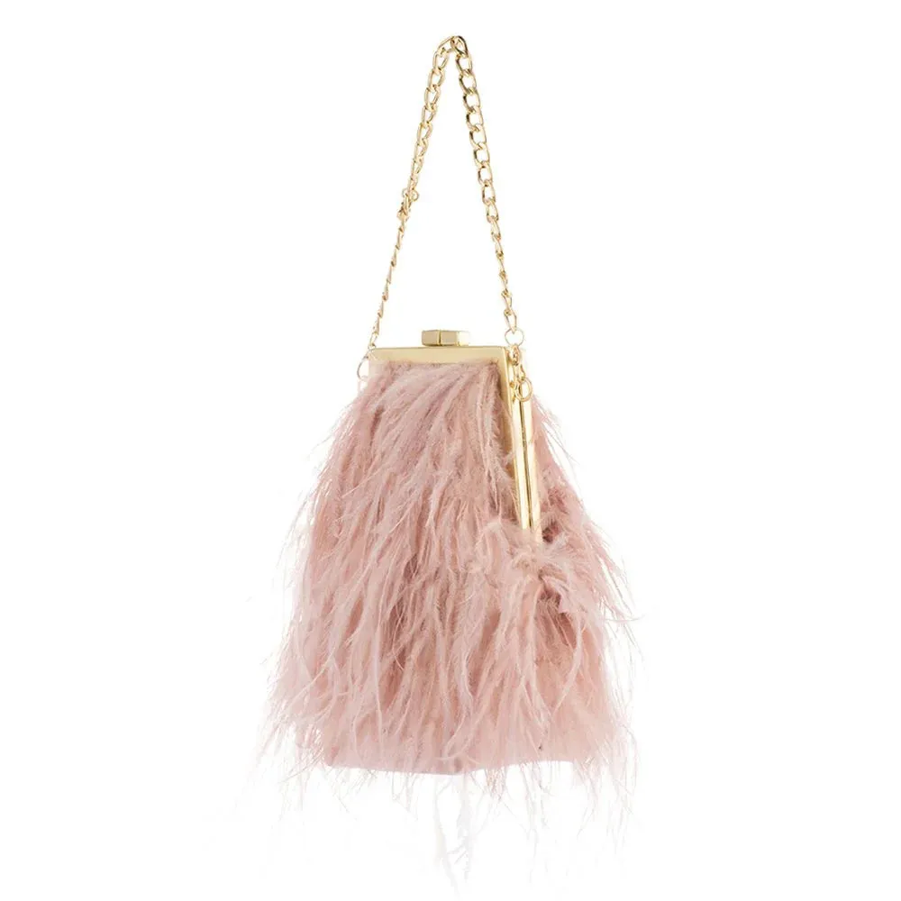 OB4812 SARA FEATHER FRAME BAG