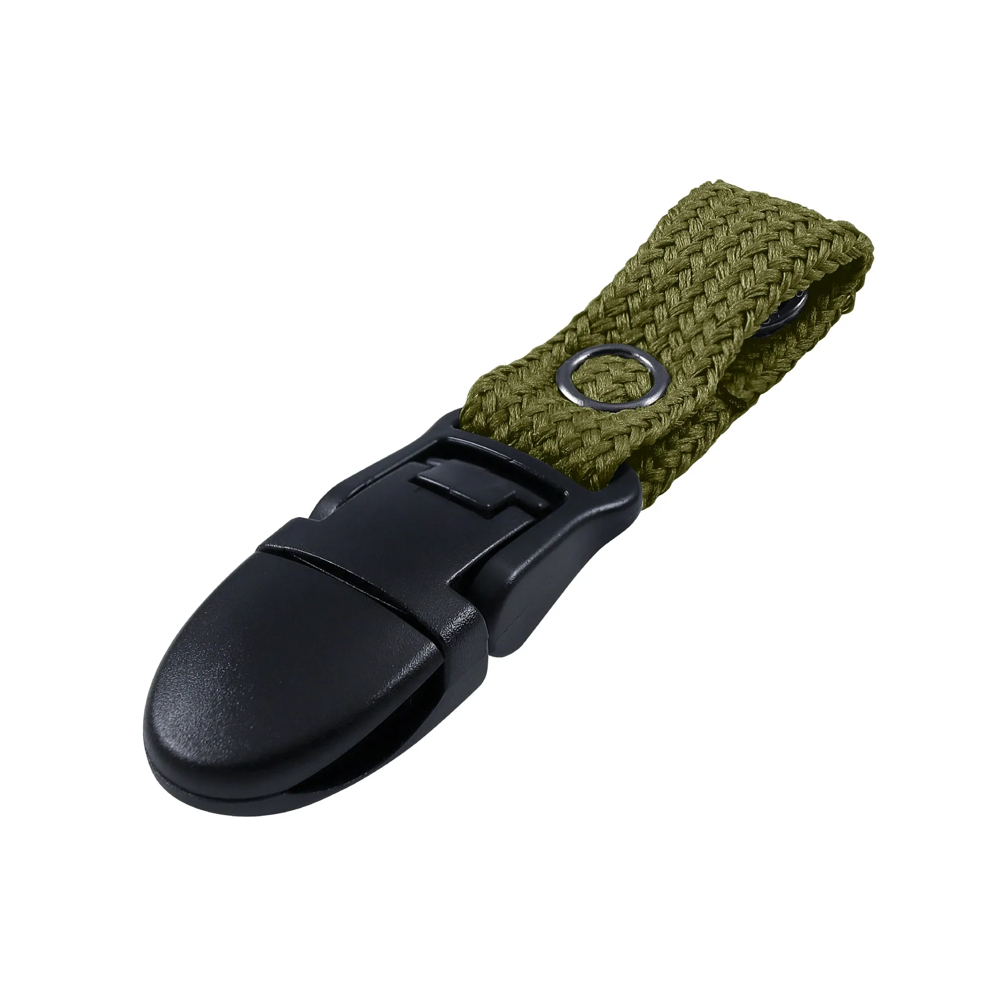 OD Green Drink Tube Lanyard Clip