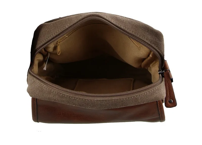 Pierre Cardin - PC2580 Canvas Crossbody Bag - Brown