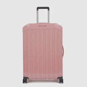 Piquadro Pq-Light 69Cm Hardcase 4 Double Wheel Medium Check-In Trolley  Rose - Bv4427Pql/Ro