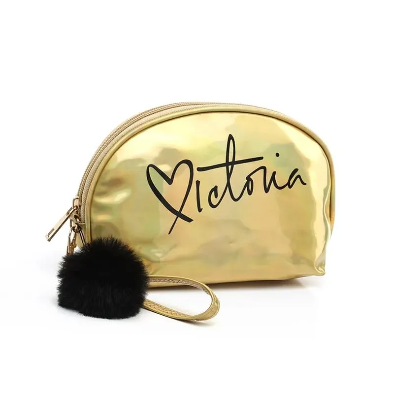 Portable Makeup Organizer Bag Victoria-Golden