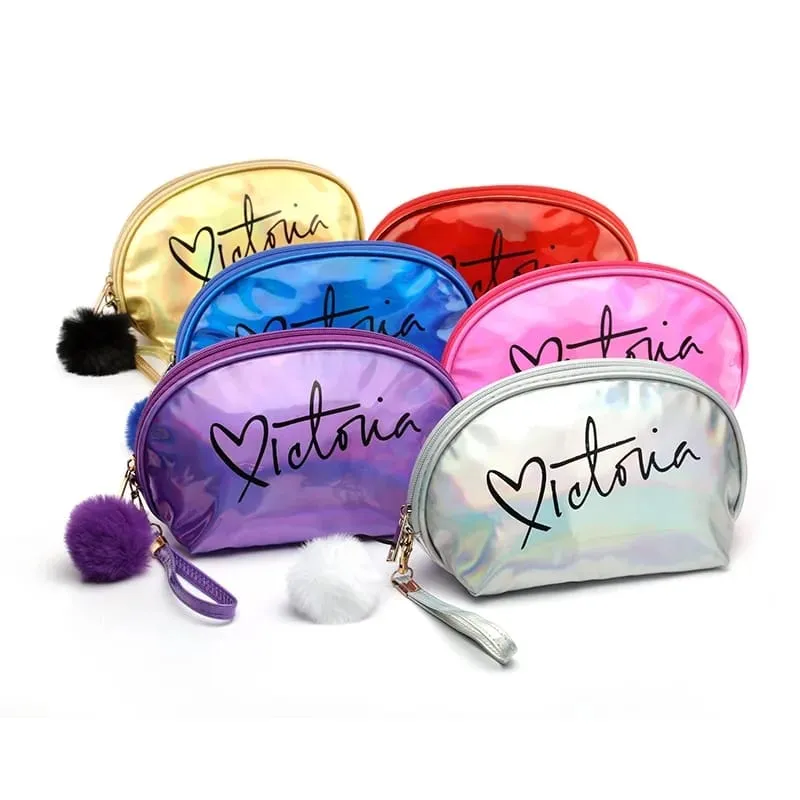 Portable Makeup Organizer Bag Victoria-Sliver