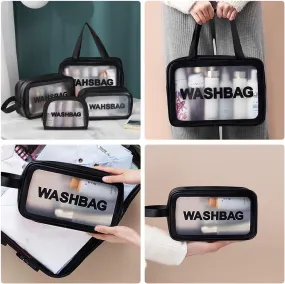 Portable Makeup Organizer Bag WASHBAG-Black14627 Small(SA2405-120)