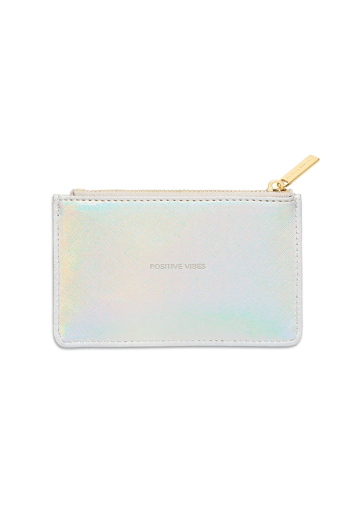 Positive Vibes Rectangle Card Purse