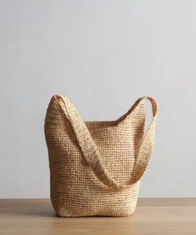 Raffia Crossbody Bag