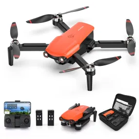 RCTOWN S500 GPS Drone with 2K Camera 5GHz WiFi RC Quadcopter Orange