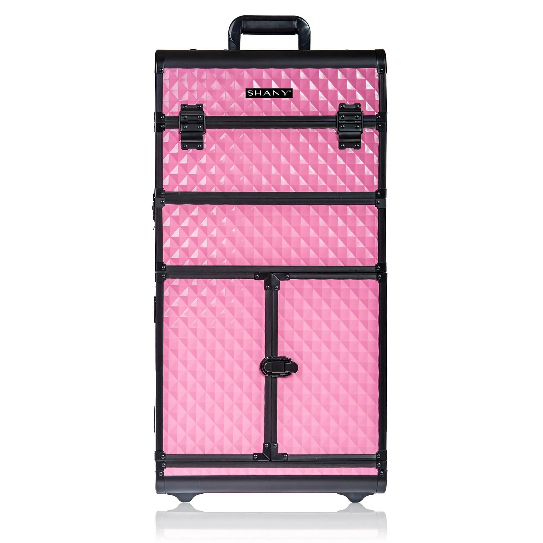 REBEL Series Pro Makeup Artists Rolling Train Case Trolley Case