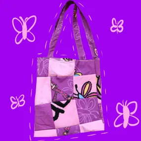 Recycled y2k Groovy Chick tote Bag