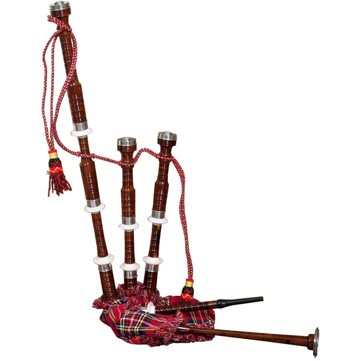 Roosebeck Full Size Sheesham Bagpipe w/ Tartan Cover