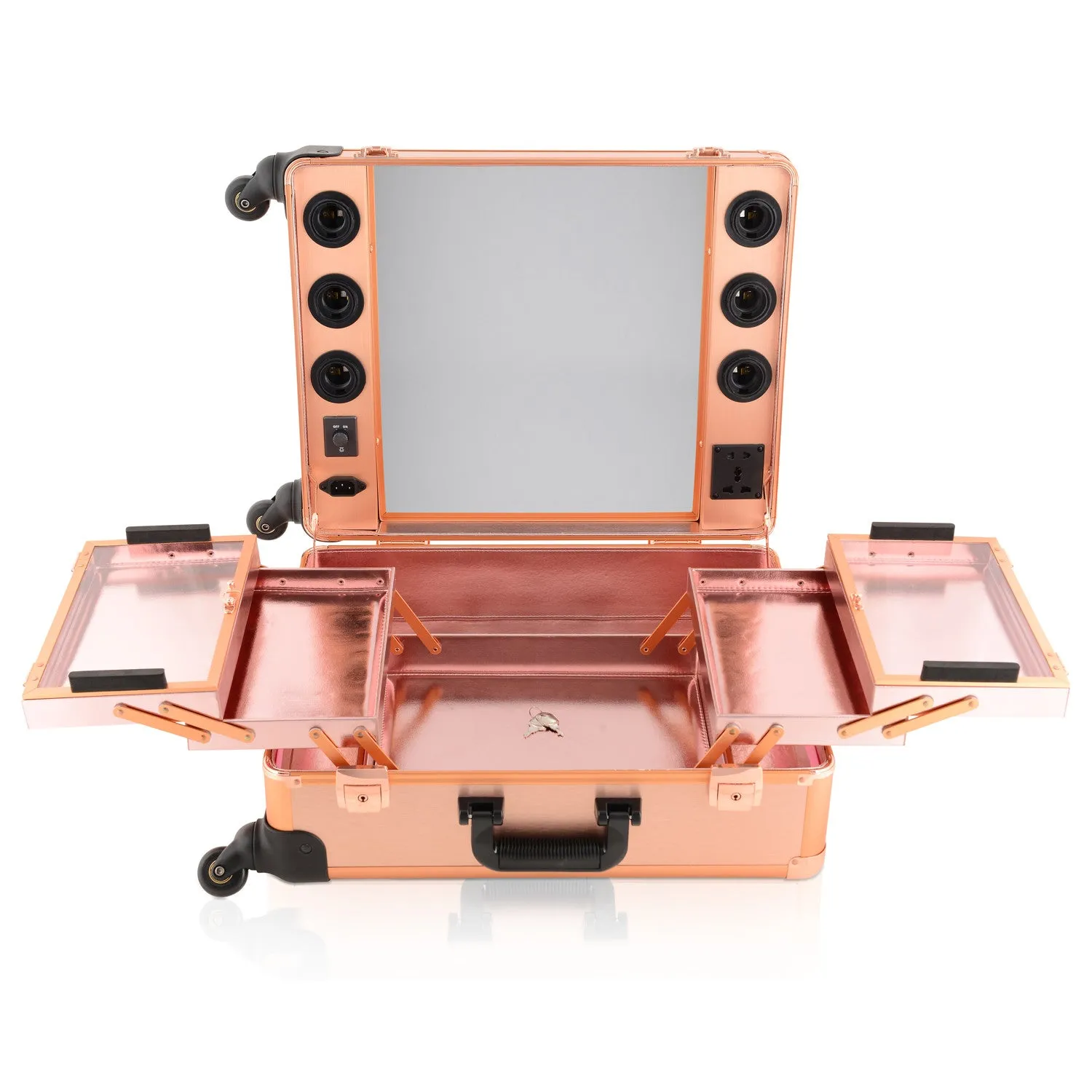 Rose Gold OPV LED Lighted Mirror Case (no legs)