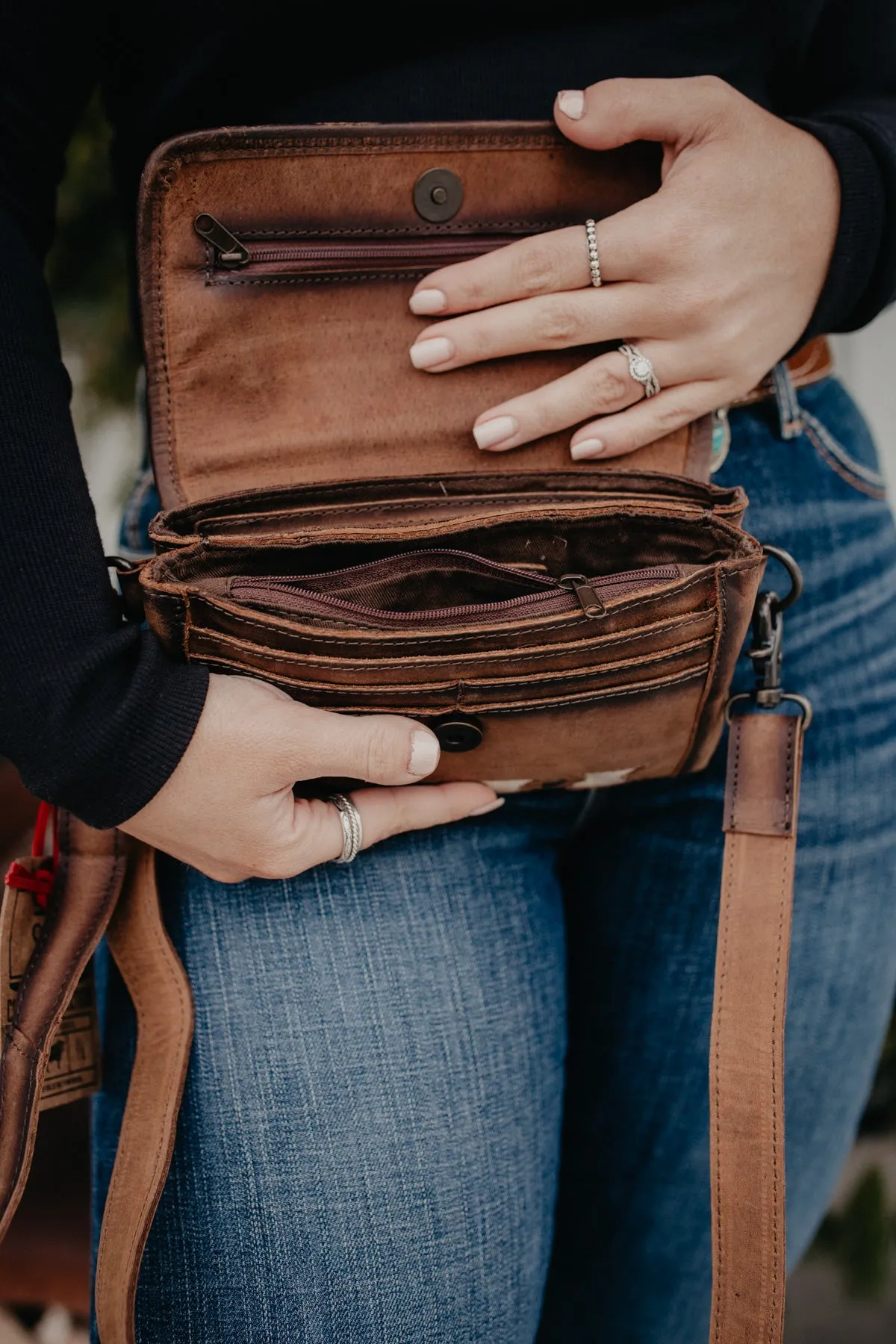 Roswell Cowhide Harper Crossbody by STS Ranchwear