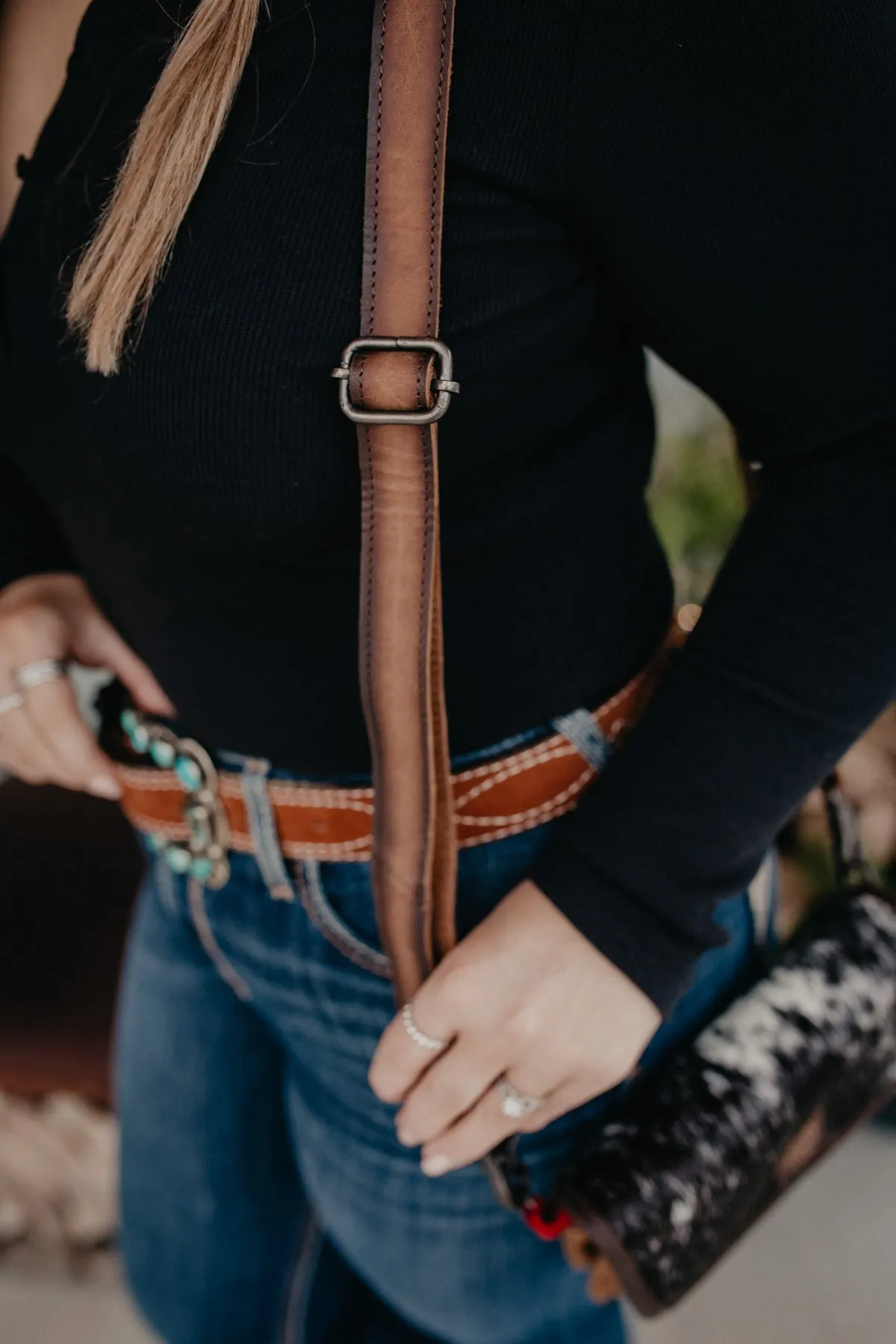 Roswell Cowhide Harper Crossbody by STS Ranchwear