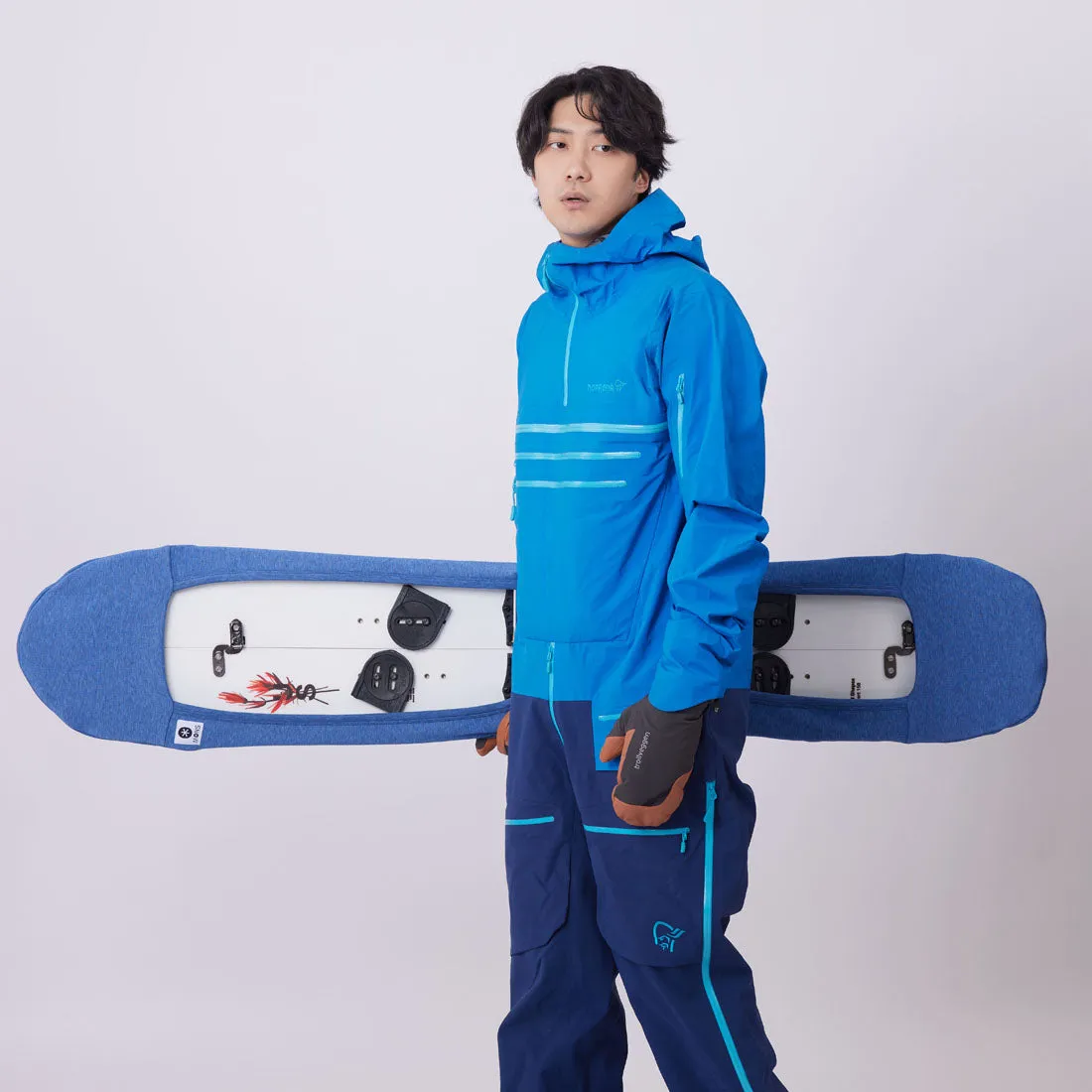 Setback Stance Powder Snowboard Sleeve/ Denim Blue