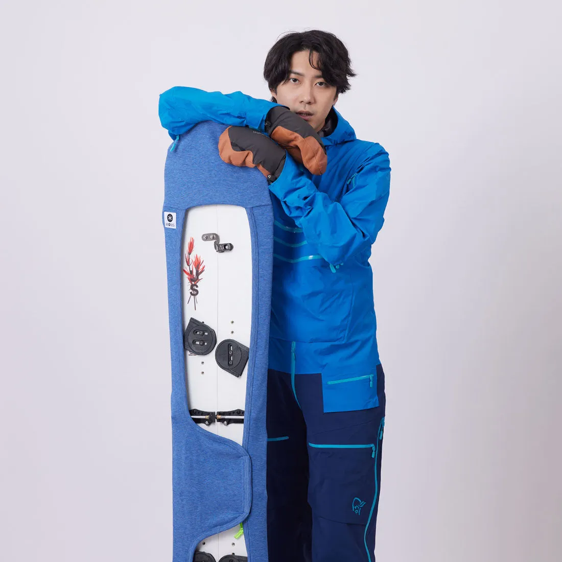 Setback Stance Powder Snowboard Sleeve/ Denim Blue