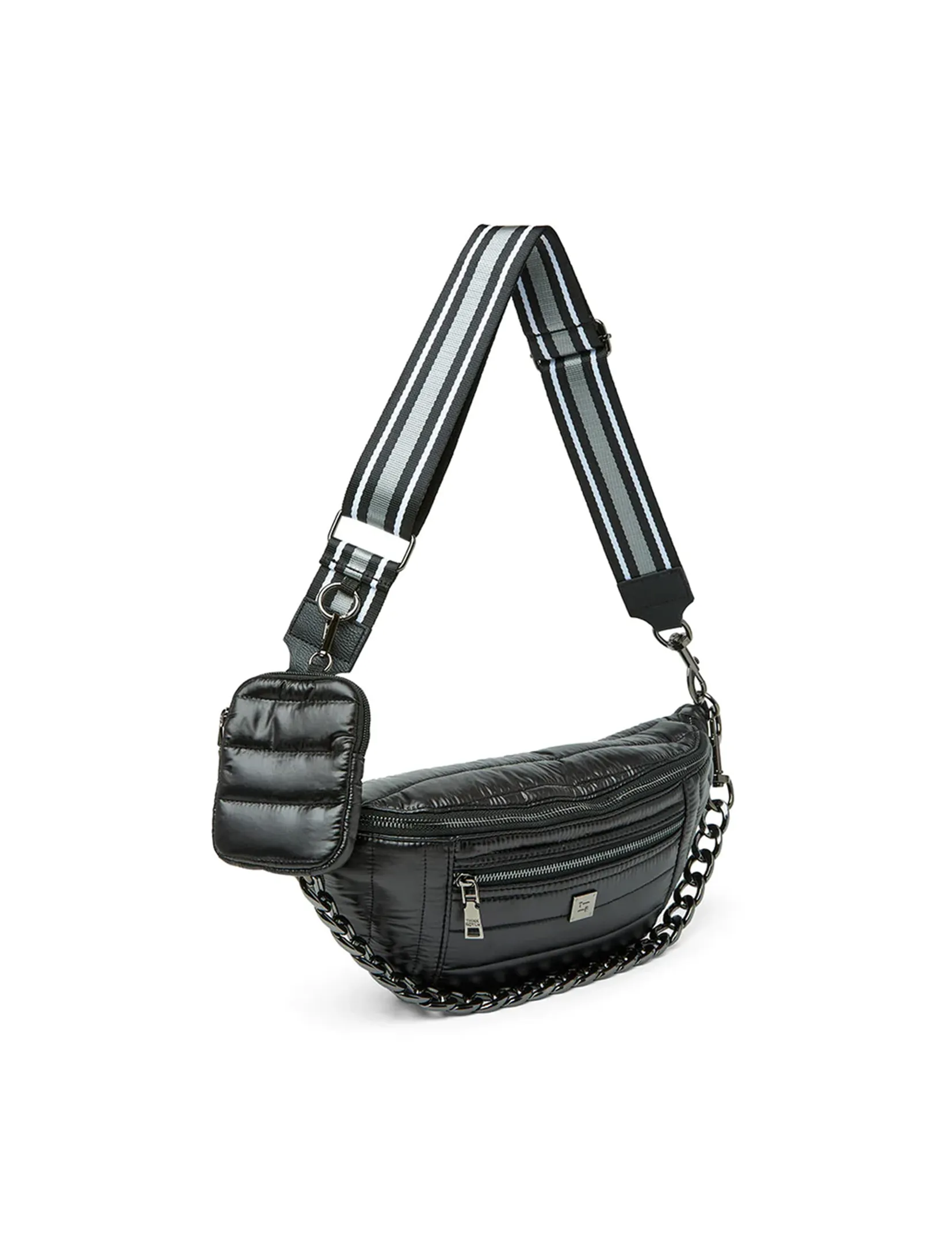 Sister Sling Bag, Shiny Black