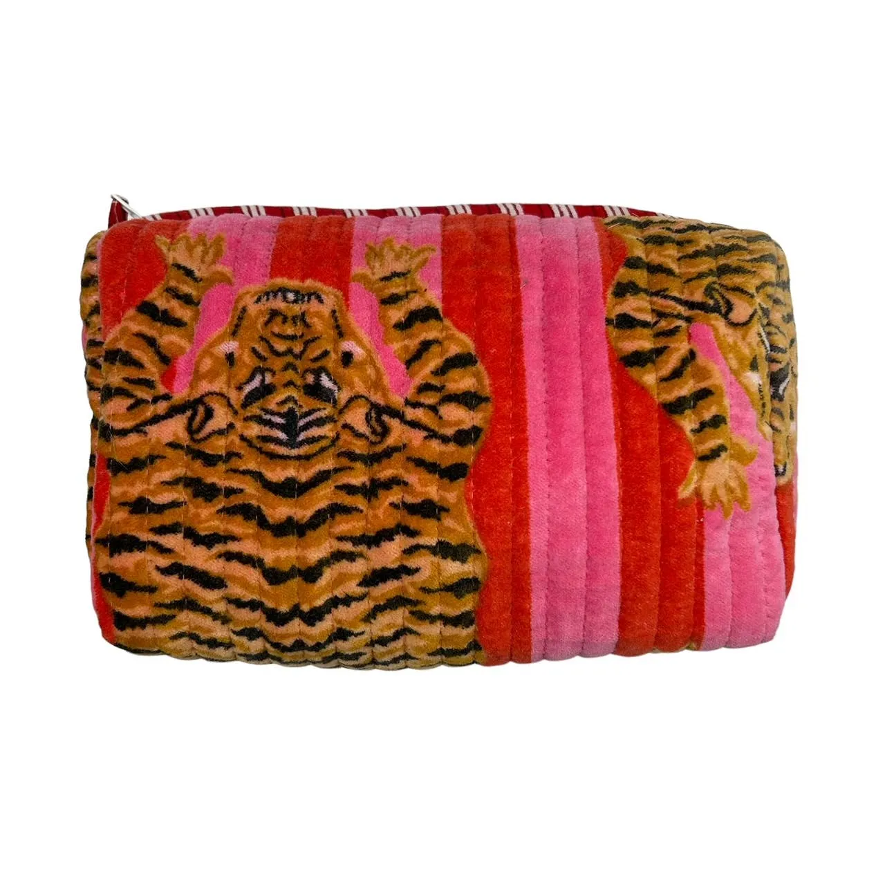 Sixton London Small Madagascar make up bag in Pink