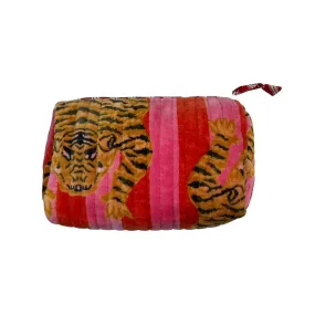 Sixton London Small Madagascar make up bag in Pink