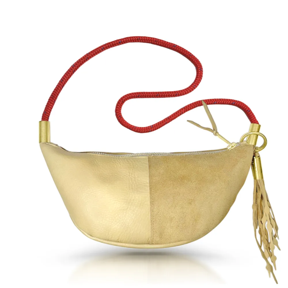 Sling Bag in Sand Leather