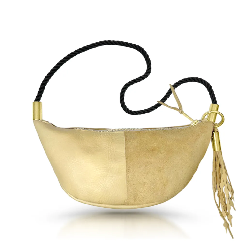 Sling Bag in Sand Leather