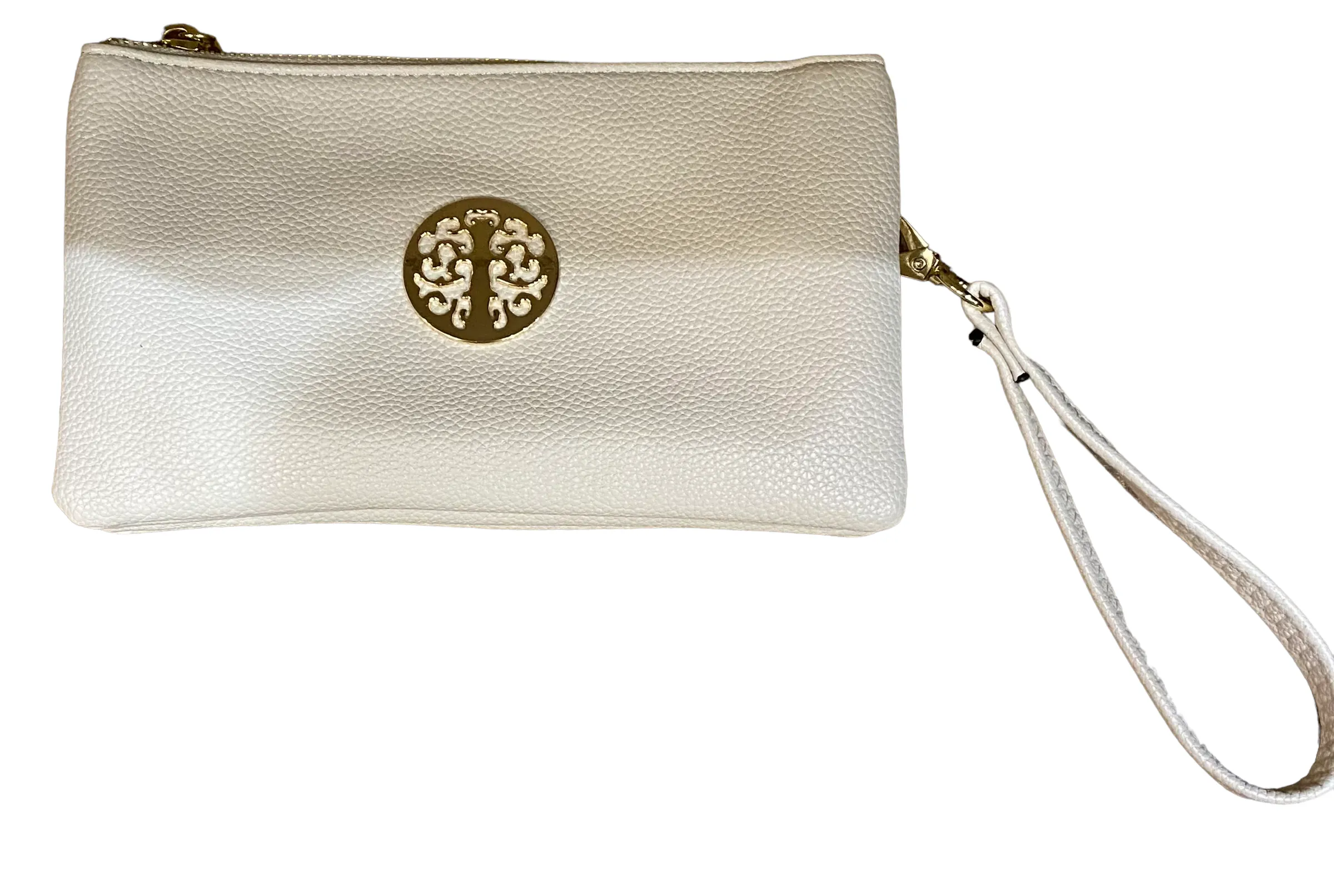 Small Crossbody Bag With Wristlet Strap And Gold Tree Of Life Logo (24 Colours)