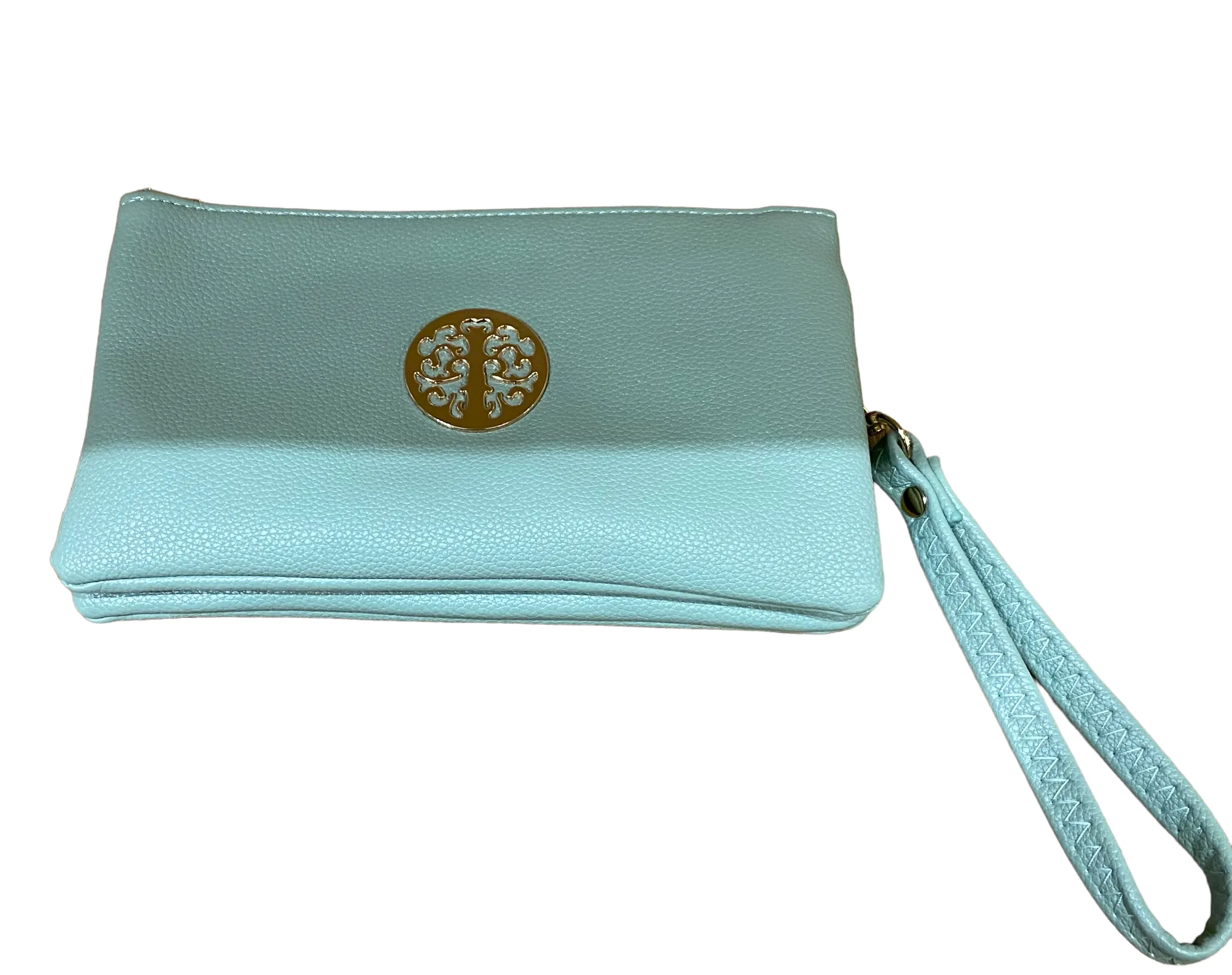 Small Crossbody Bag With Wristlet Strap And Gold Tree Of Life Logo (24 Colours)