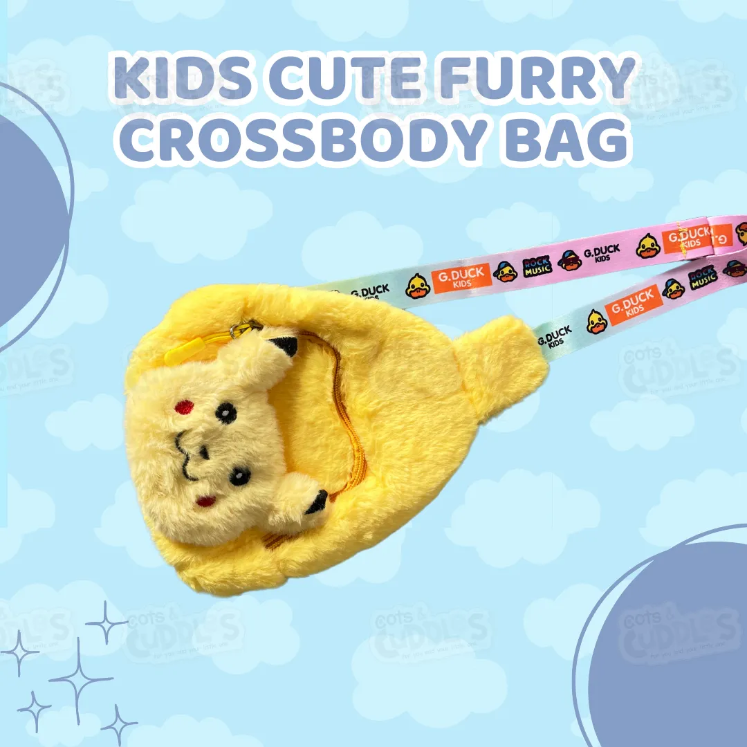 Soft Fur Design Mini Crossbody Bag for Kids