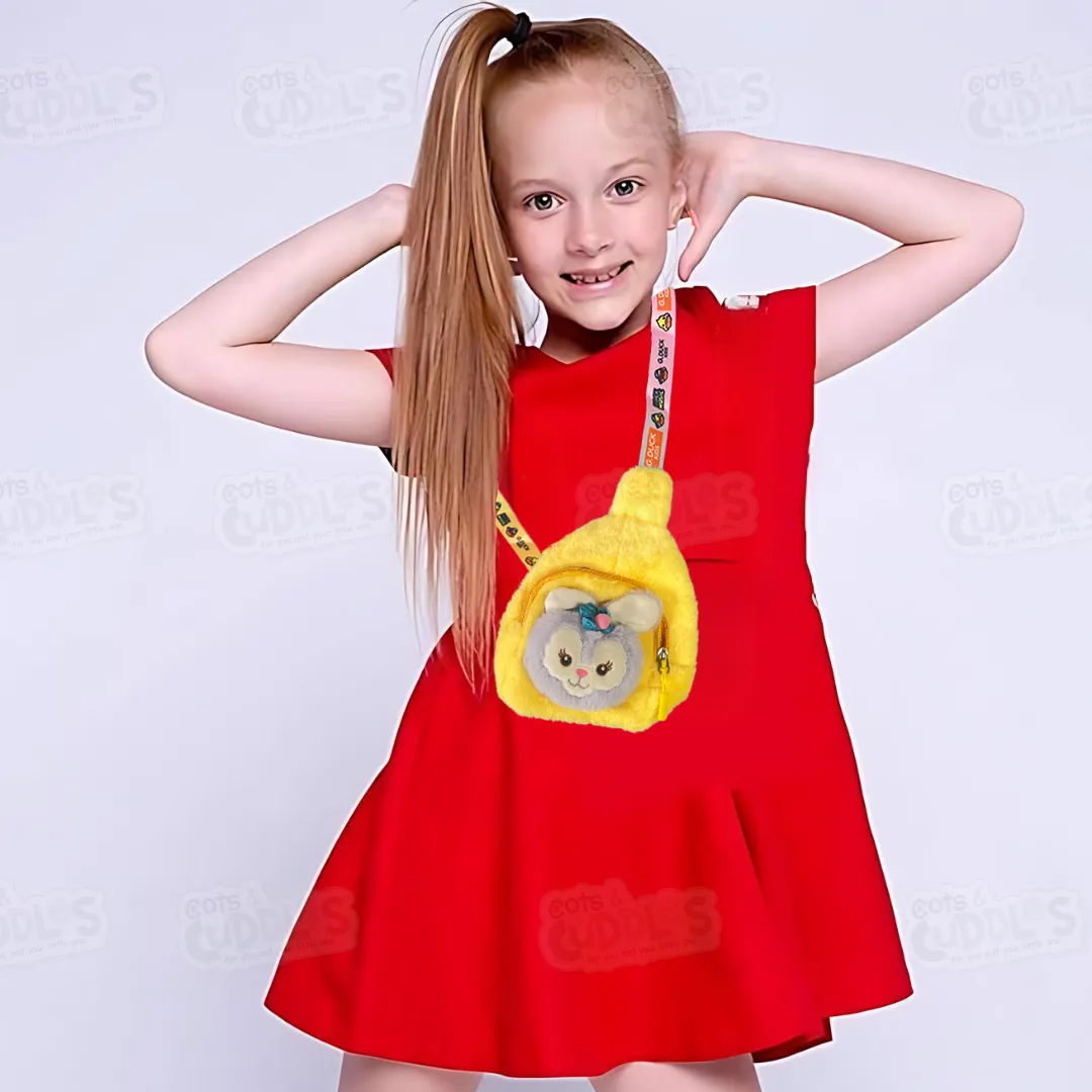 Soft Fur Design Mini Crossbody Bag for Kids