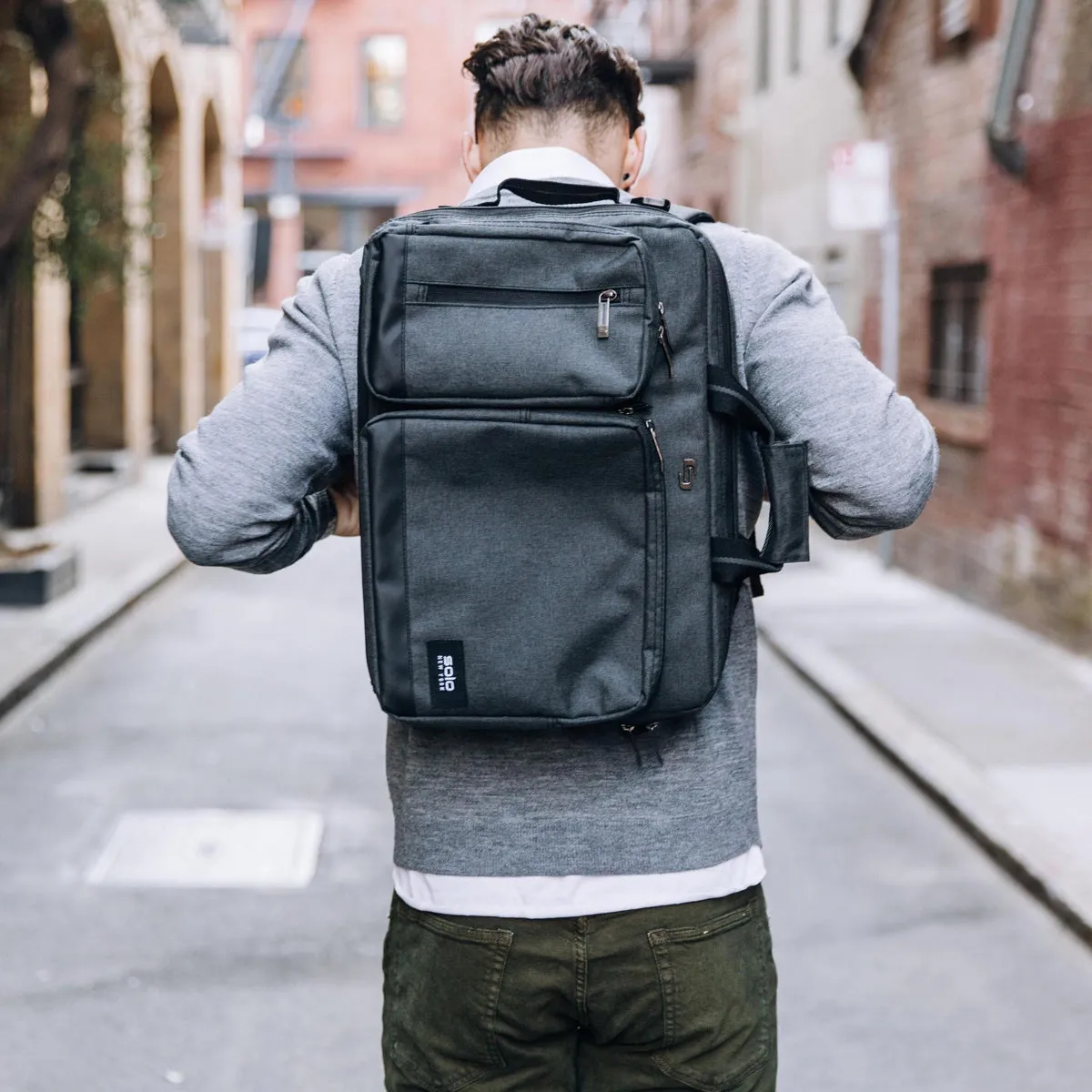 Solo New York Duane Hybrid Briefcase Backpack