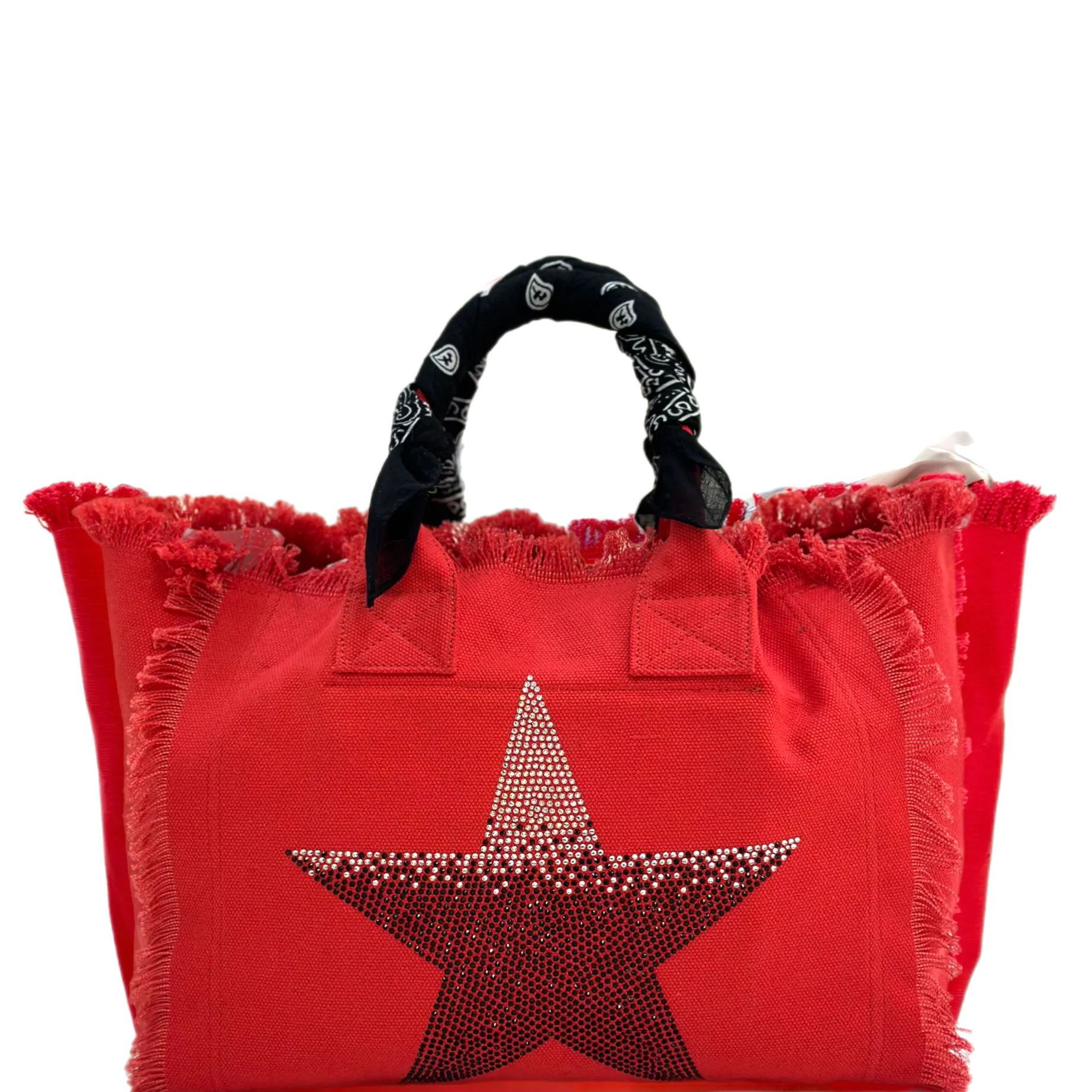 Star Fringe Canvas Bag