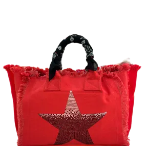 Star Fringe Canvas Bag