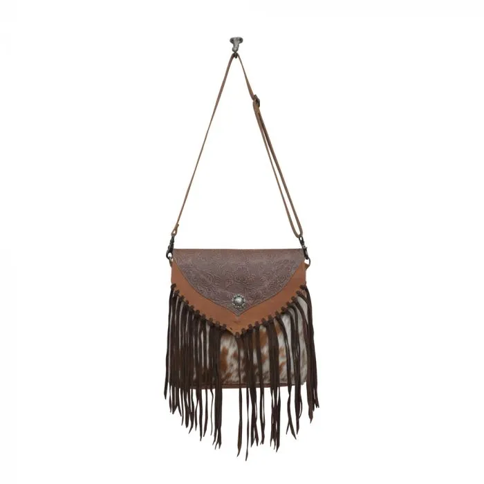 Stereotype Leather Fringe Shoulder Bag