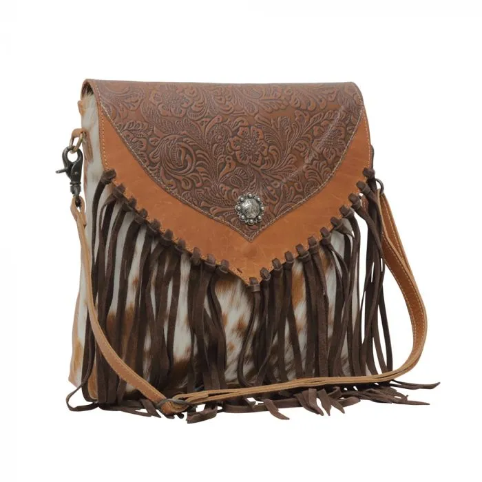 Stereotype Leather Fringe Shoulder Bag