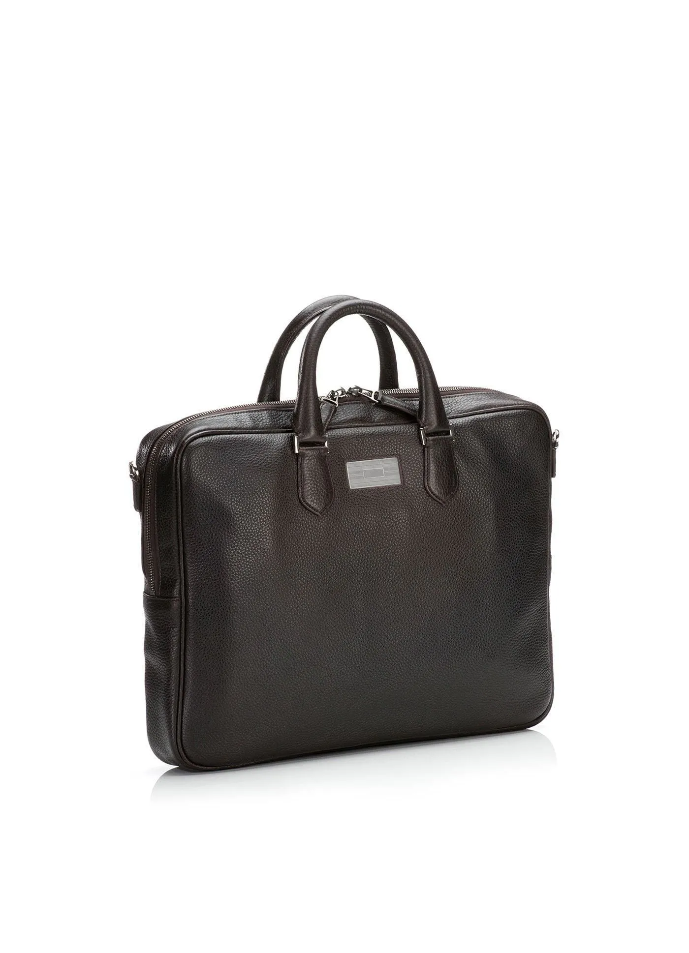 Stratton Attaché - Dark Brown Leather Briefcase