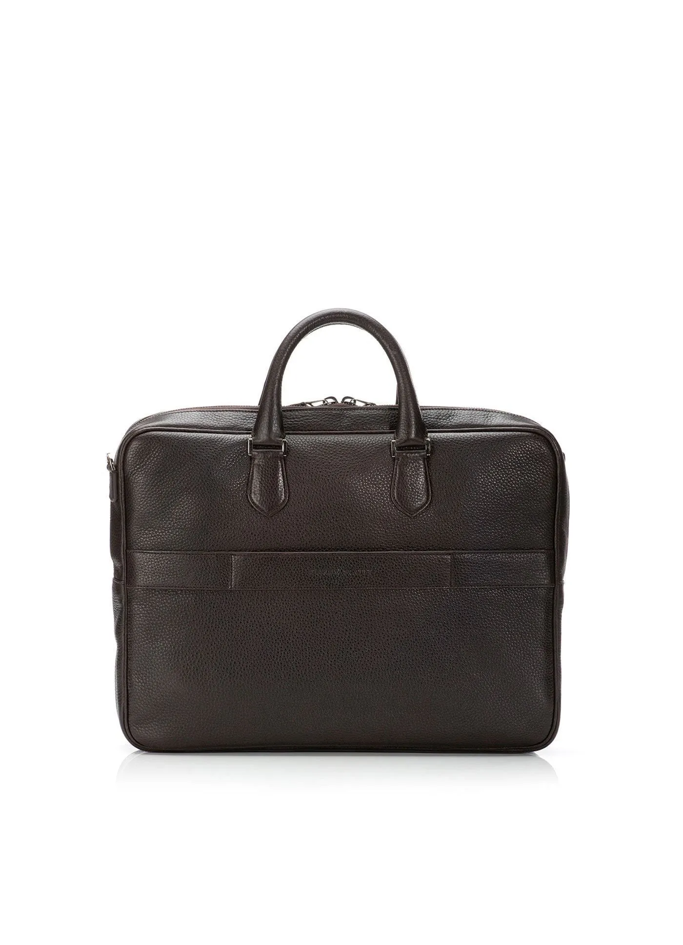 Stratton Attaché - Dark Brown Leather Briefcase