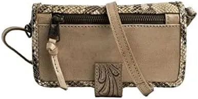 STS Ranchwear Women's Stella Python Print Crossbody Wallet