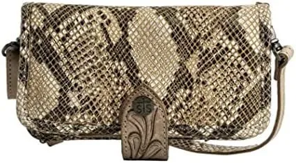 STS Ranchwear Women's Stella Python Print Crossbody Wallet