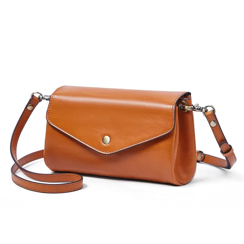 Summer Handmade Bag Women's Cowhide Organ Bag