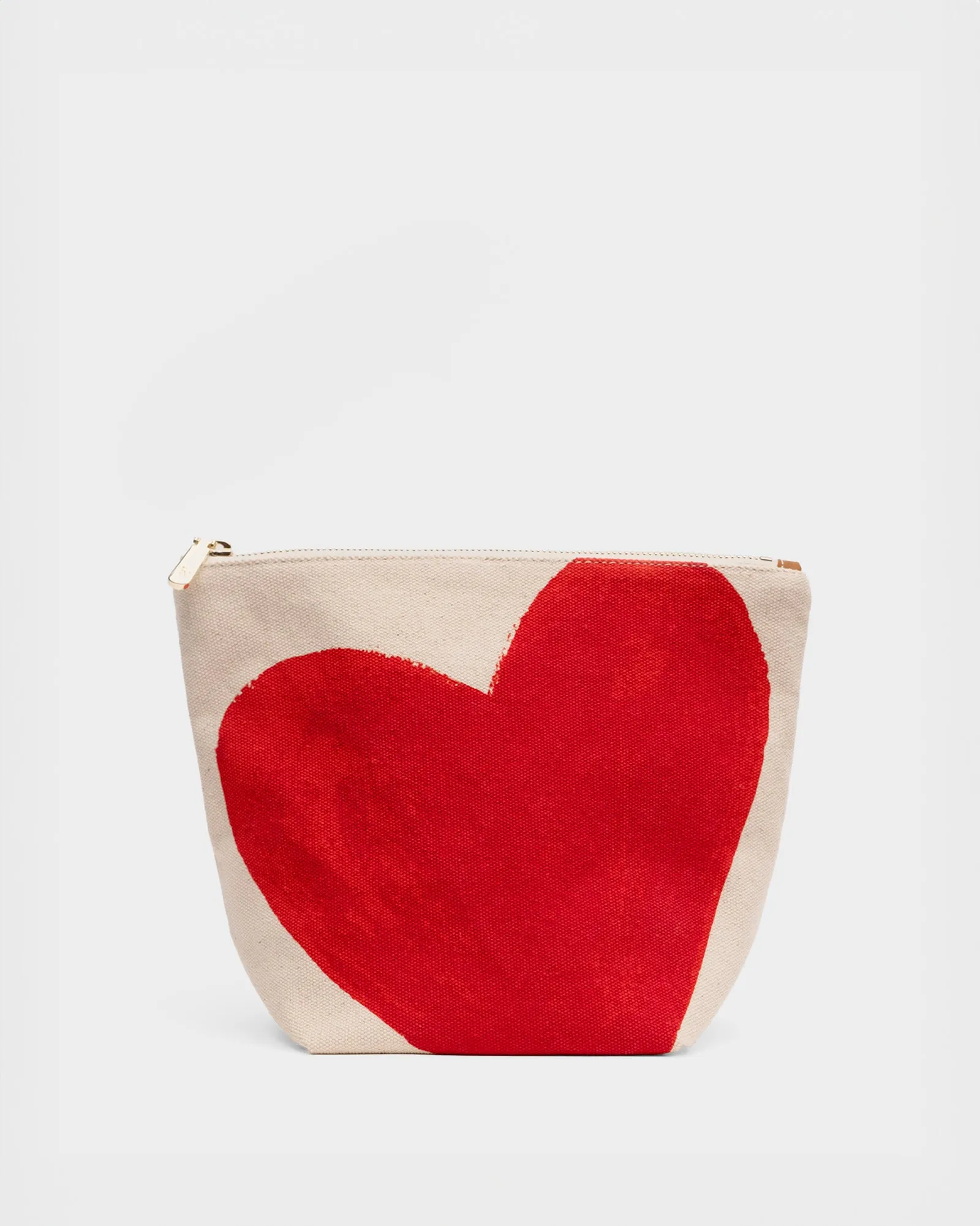 Tall Heart Cosmetic Bag