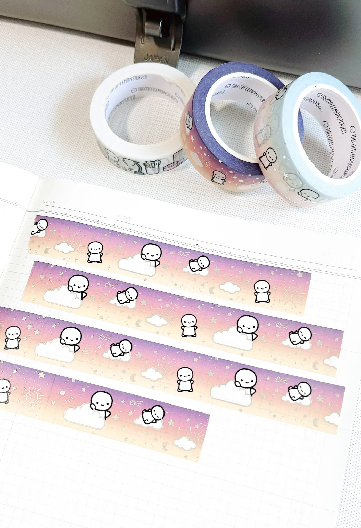 The Coffee Monsterz Co | Stunning Sunset Foiled Washi Tape