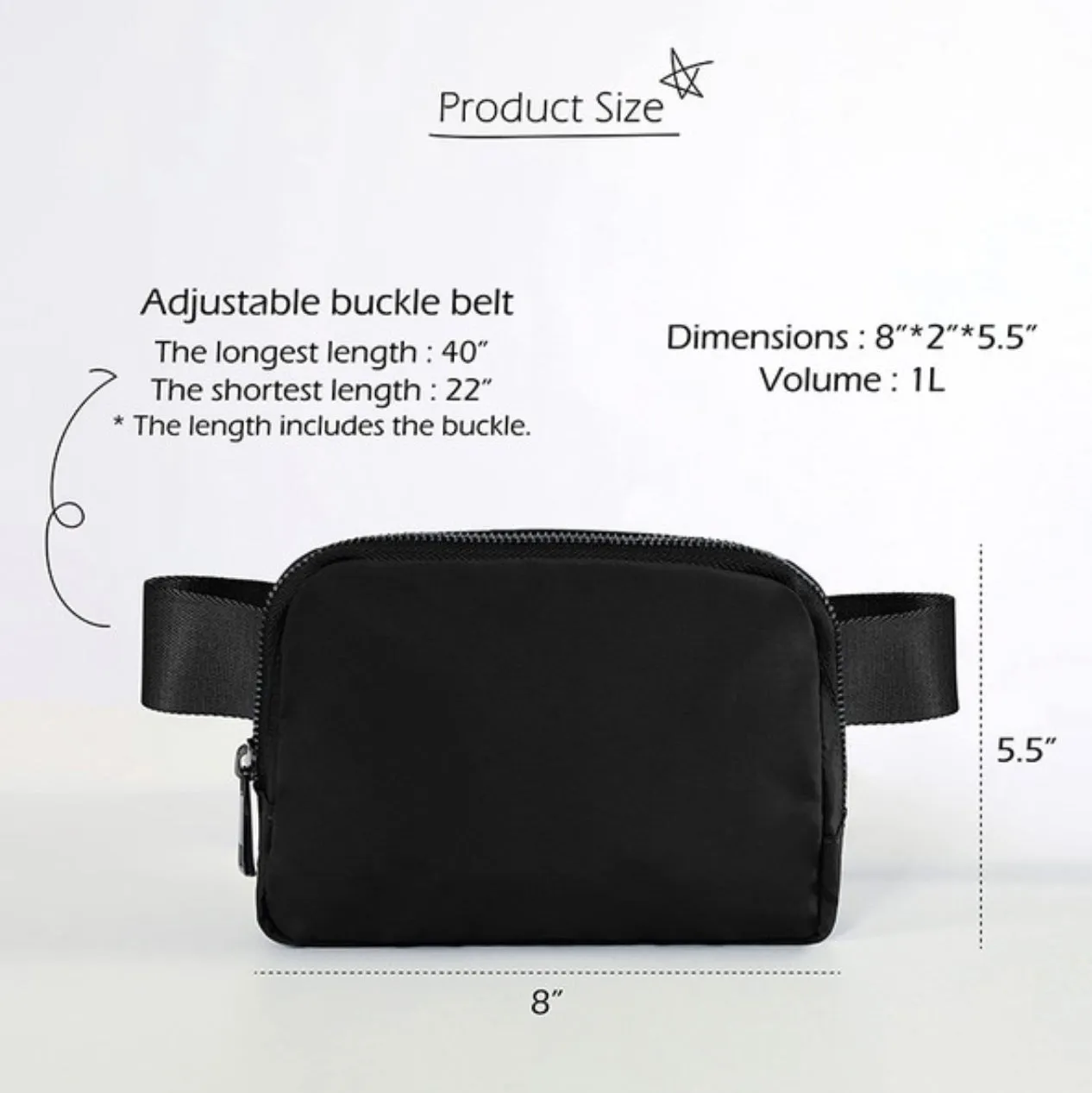 the edit belt fanny bag (3 COLORS)