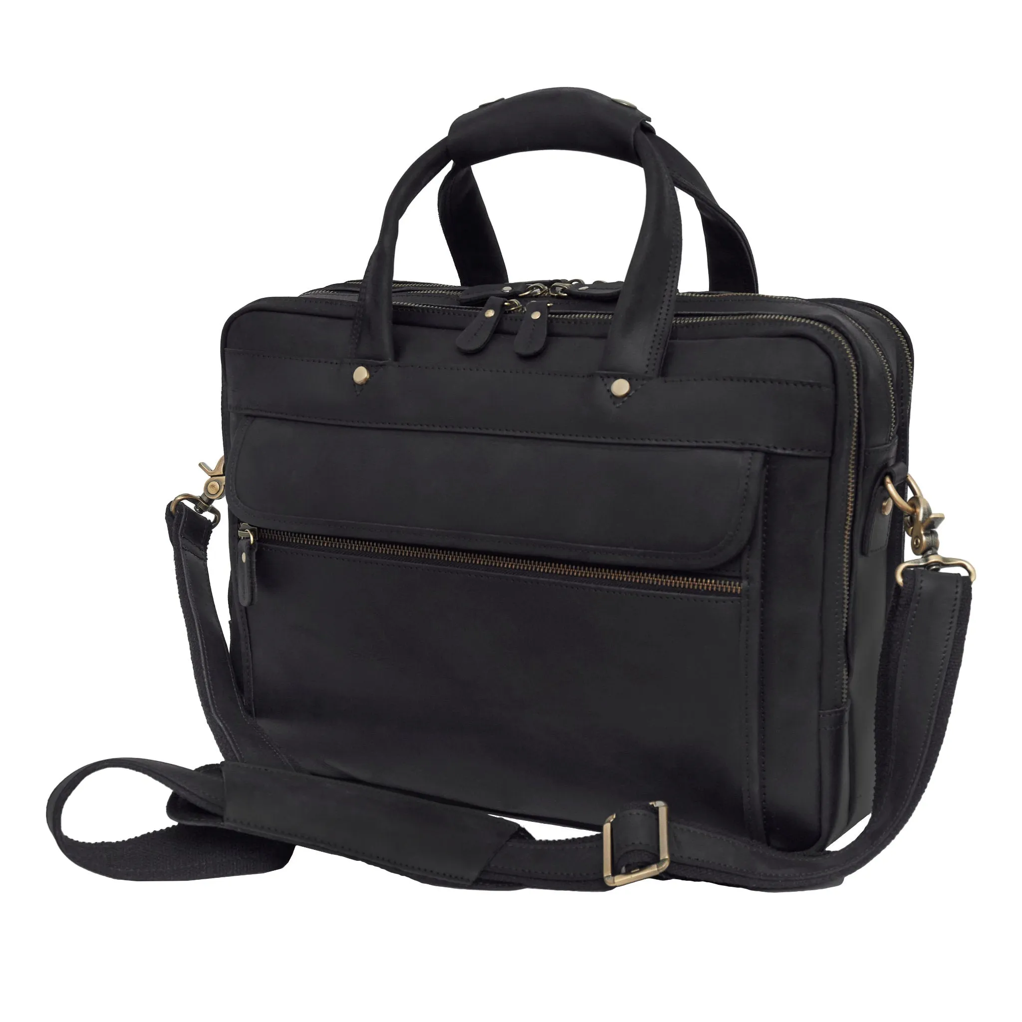 The Maverick Leather Briefcase