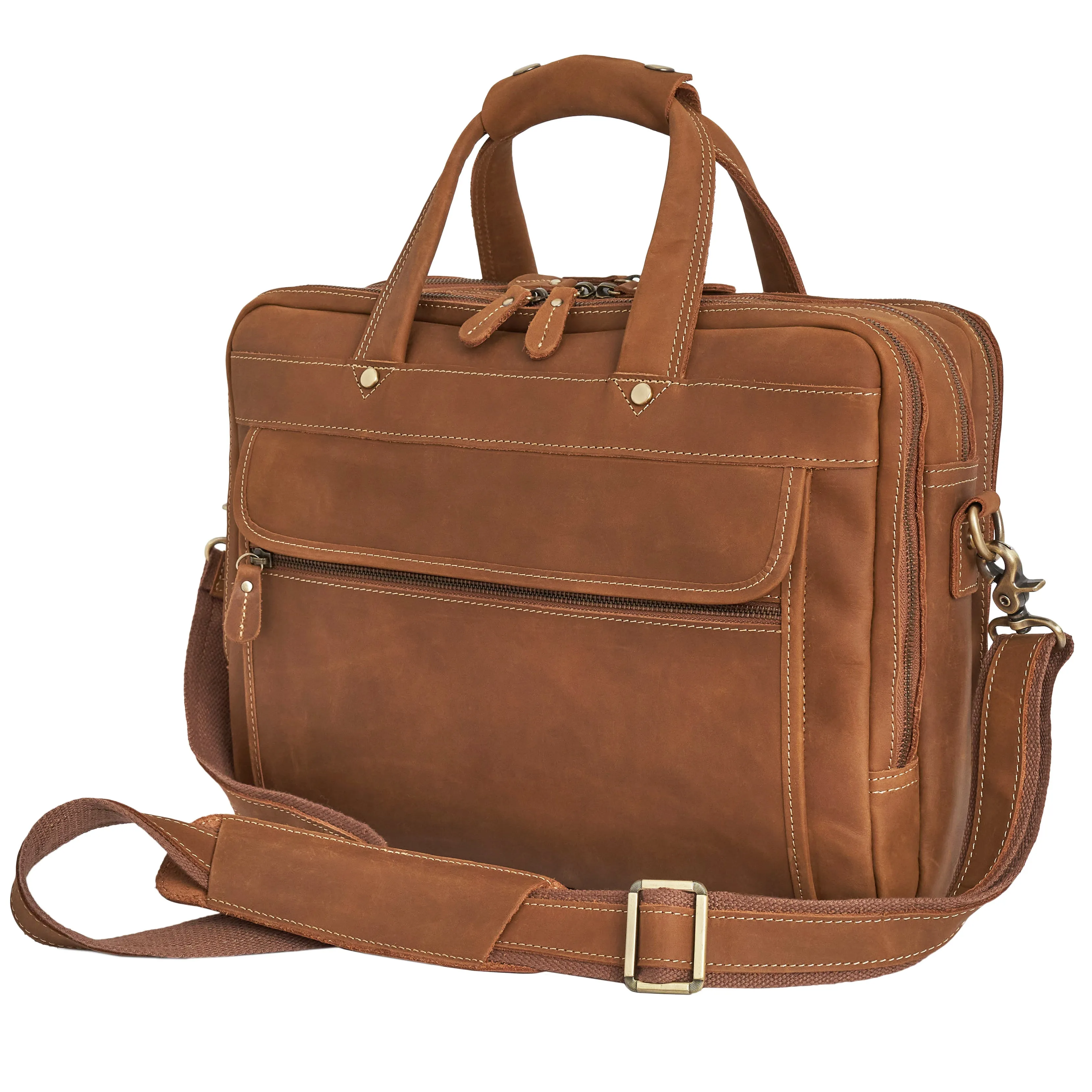 The Maverick Leather Briefcase