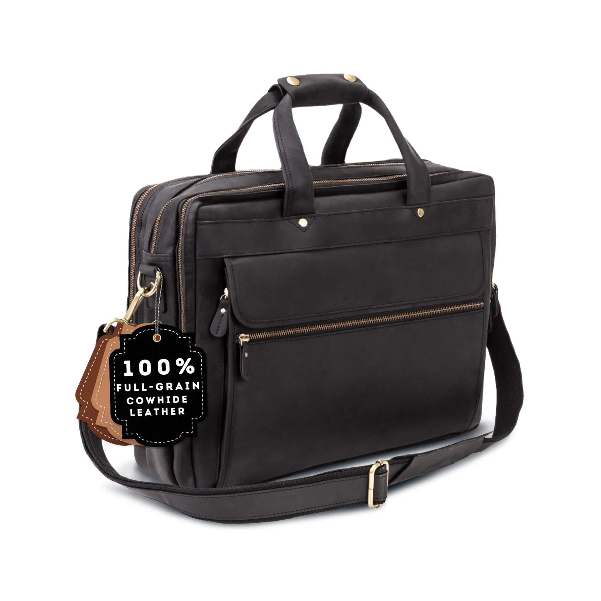 The Maverick Leather Briefcase