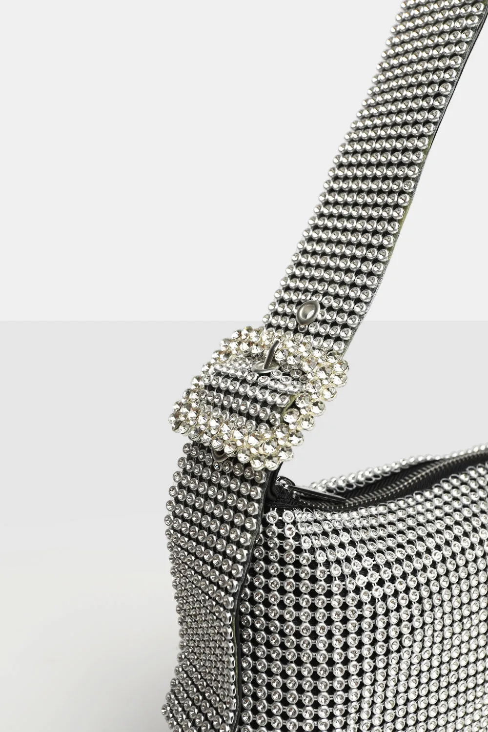 The Tatiana Silver Diamonte Grab Bag