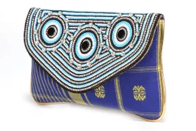 Tribal Style Beaded Handheld Clutch