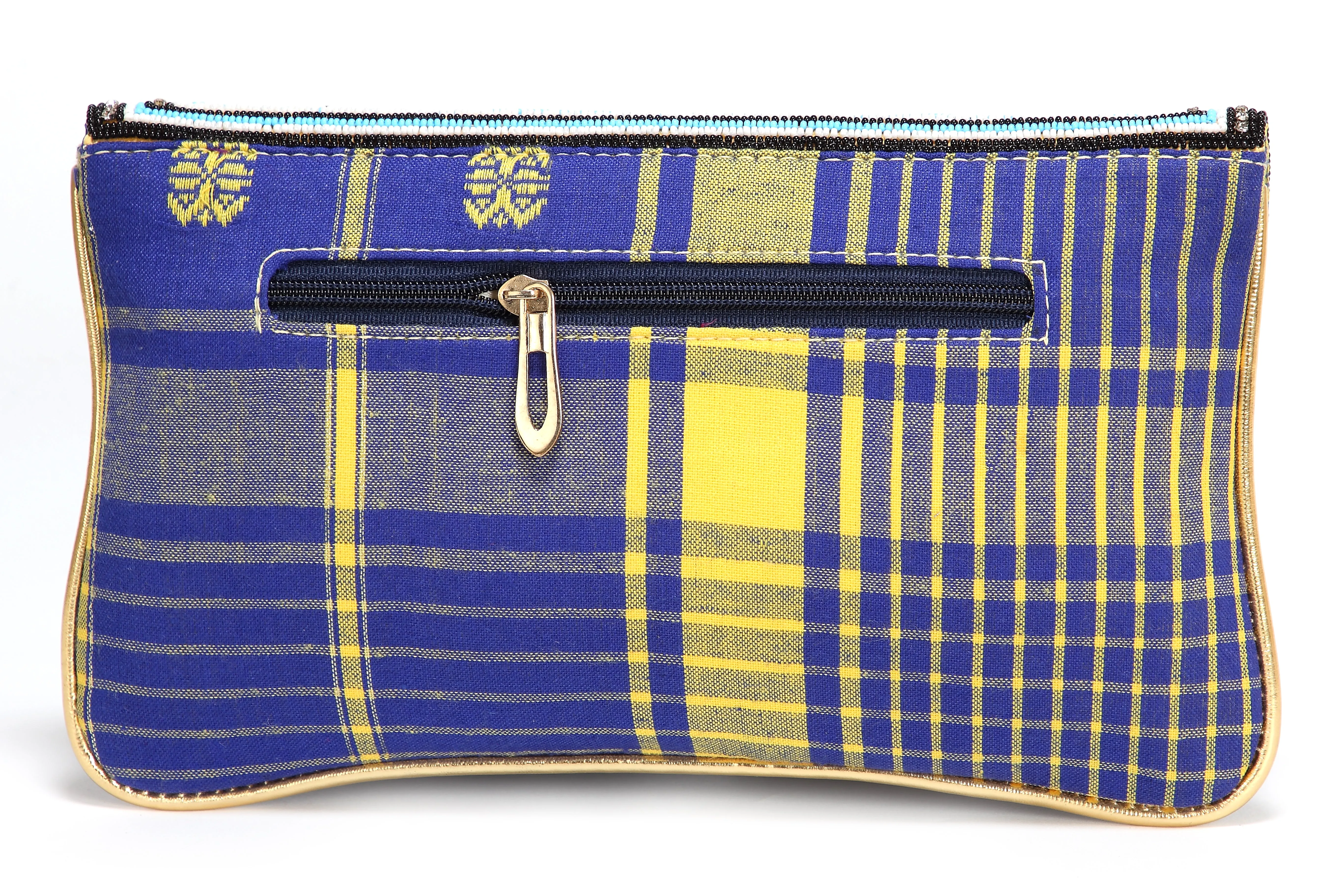 Tribal Style Beaded Handheld Clutch